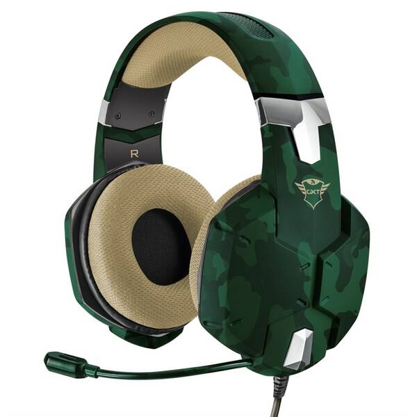 Headset Trust GXT 322C Carus - jungle camo 

