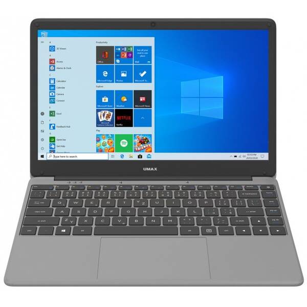 Notebook Umax VisionBook 14Wg šedý

