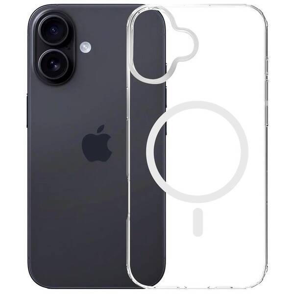 Kryt na mobil 3mk Armor MagCase na Apple iPhone 17 průhledný


