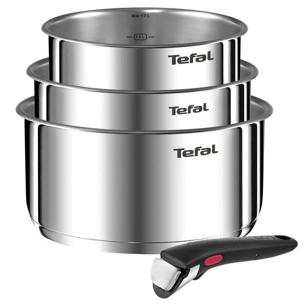 Sada nádobí Tefal Emotion L8964S44, 4 ks nerez

