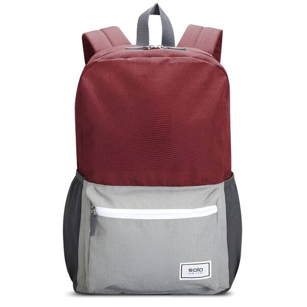 Batoh na notebook SOLO NEW YORK RE:Solve na 15,6" šedý/červený

