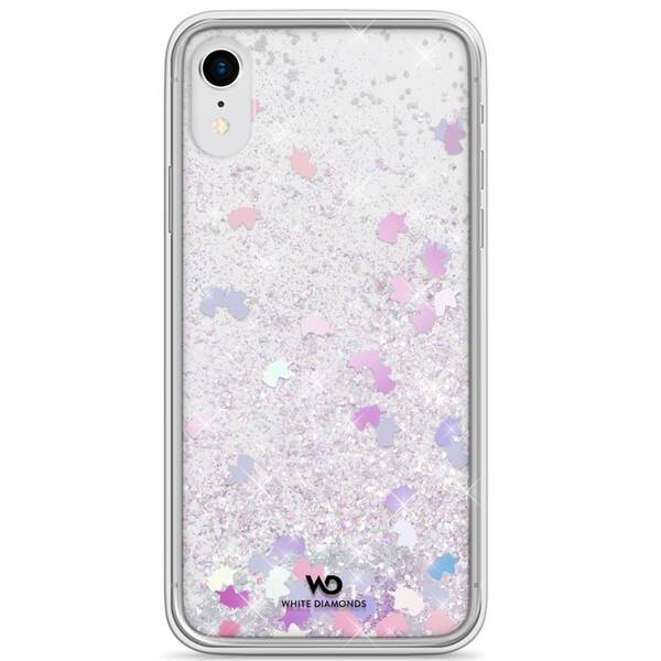 Kryt na mobil White Diamonds Sparkle na Apple iPhone XR - jednorožci 

