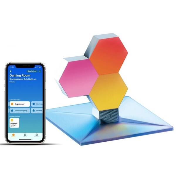 Stolní LED lampička Cololight Plus, modulární, Wi-Fi, se 3 bloky - HomeKit Verze 

