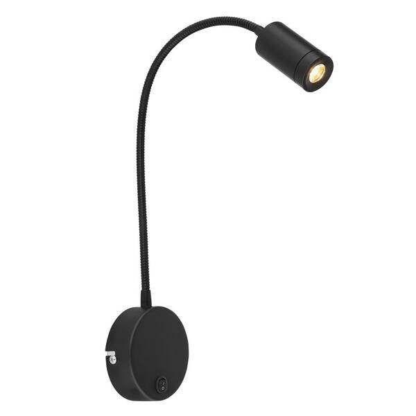 Nástěnné svítidlo GLOBO Milly, LED, 3W černé

