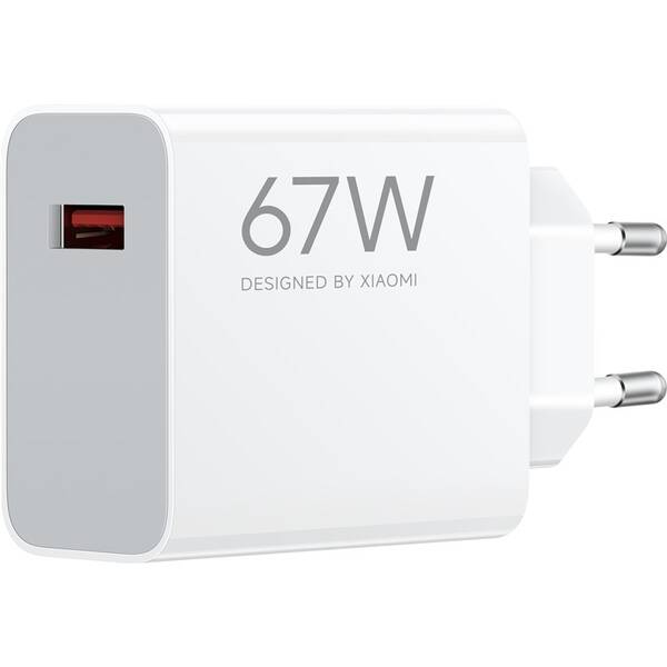 Nabíječka do sítě Xiaomi HyperCharge 67W, 1x USB-A bílá

