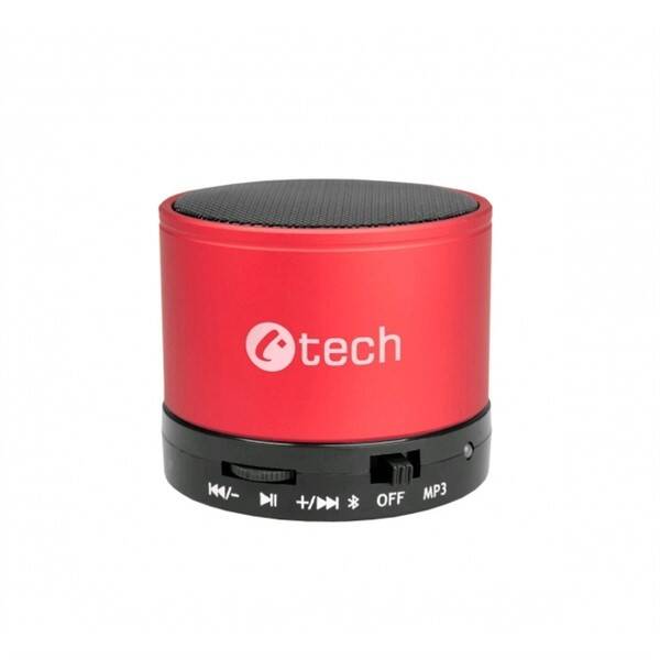 Přenosný reproduktor C-Tech SPK-04R červený

