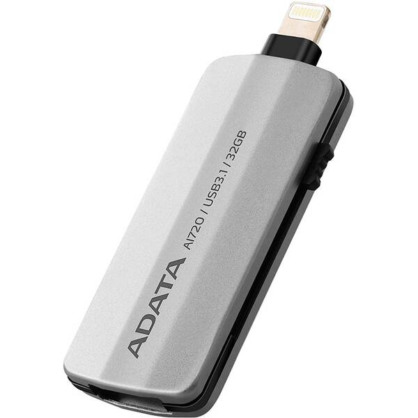 USB Flash ADATA i-Memory AI720 Flash 32GB USB 3.1/ Lightning šedá barva
