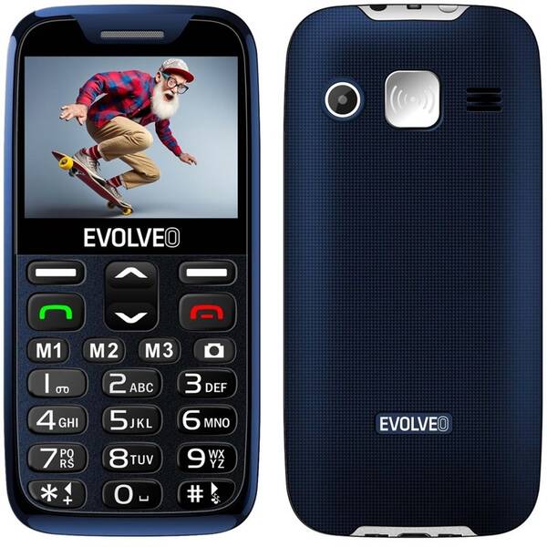 Mobilní telefon Evolveo EasyPhone XR modrý

