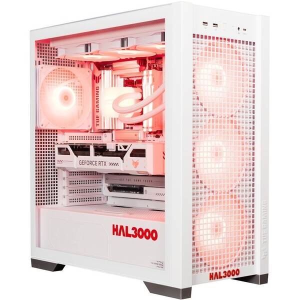 Herní počítač HAL3000 Alfa Gamer BTF White bílý

