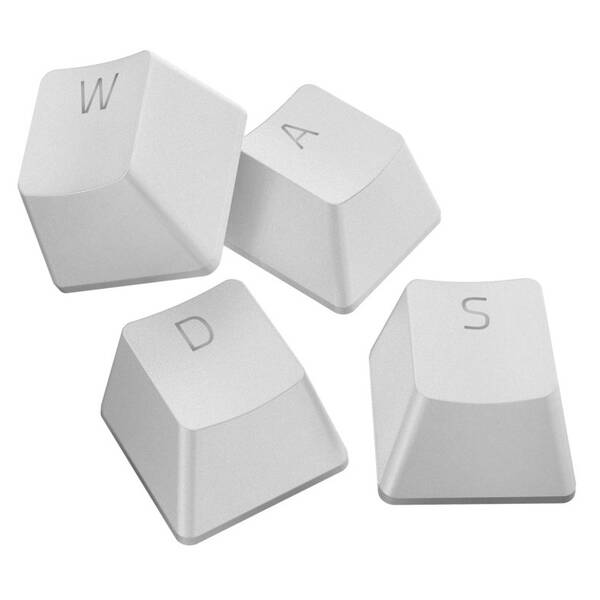 Klávesy Razer PBT Keycap Upgrade Set - US/UK bílé

