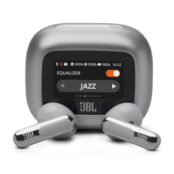 Sluchátka JBL Live Flex 3 stříbrná

