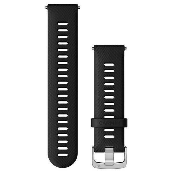 Řemínek Garmin Quick Release (22 mm), přezka silver černý

