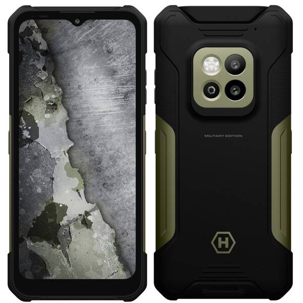 Mobilní telefon myPhone Hammer Construction 2 5G 6 GB / 128 GB zelený

