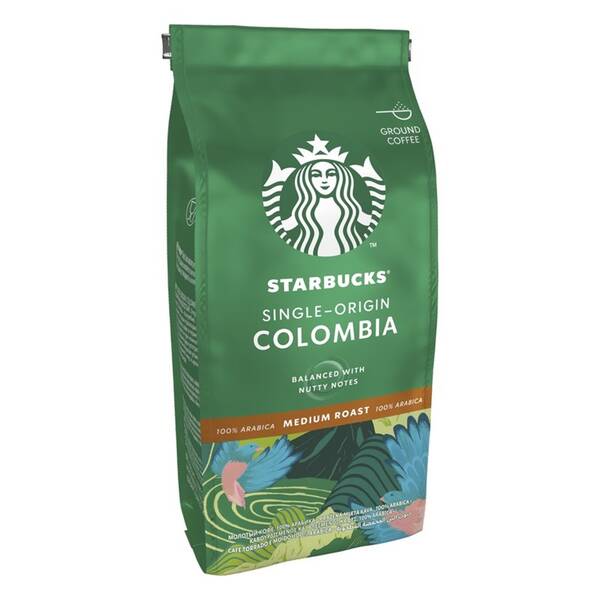 Káva mletá Starbucks MEDIUM COLOMBIA 200g 

