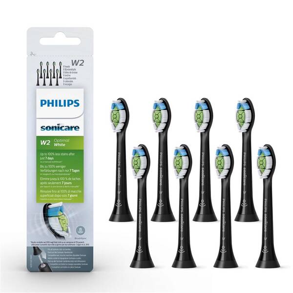 Náhradní hlavice Philips HX6068/13 (8 ks) černá

