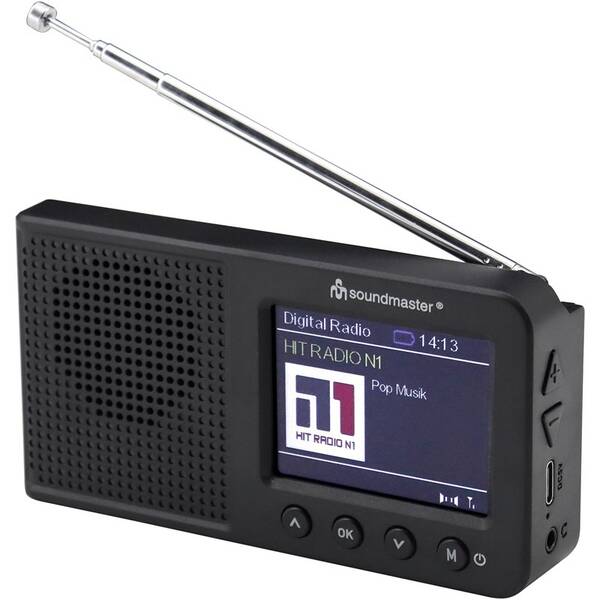Radiopřijímač s DAB+ Soundmaster DAB175SW černý

