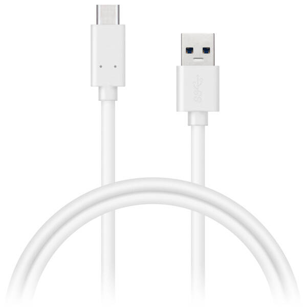 Kabel Connect IT USB/USB-C, 1 m bílý

