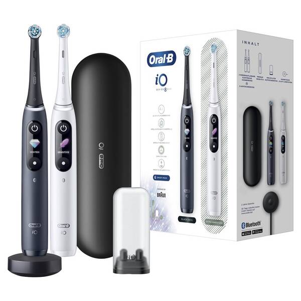 Set zubních kartáčků Oral-B Duo Black/White 

