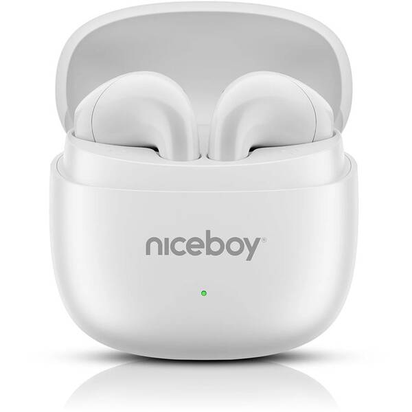 Sluchátka Niceboy Beans 5 POP bílá

