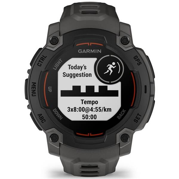Chytré hodinky Garmin Instinct E - 45 mm - Black / Charcoal Band černý

