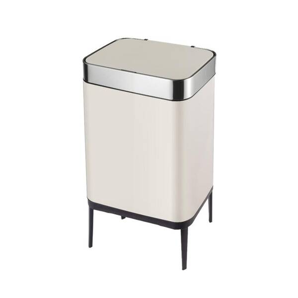 Bezdotykový odpadkový koš Lamart LT8126, 60 l krémový

