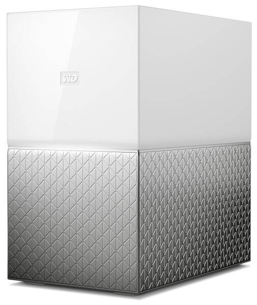 Datové úložiště (NAS) Western Digital Home Duo 4TB stříbrné/bílé

