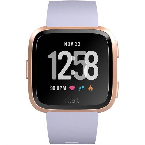 Chytré hodinky Fitbit Versa (NFC) - Rose Gold / Periwinkle 

