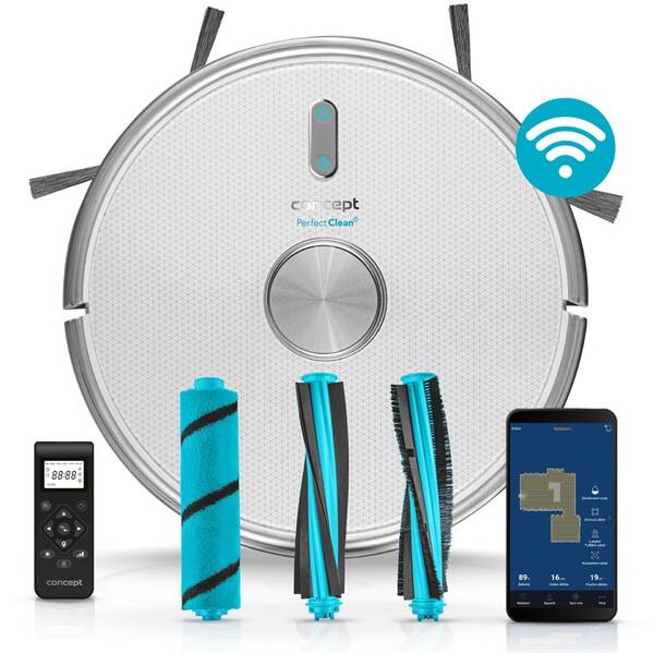 Robotický vysavač Concept VR3120 bílý

