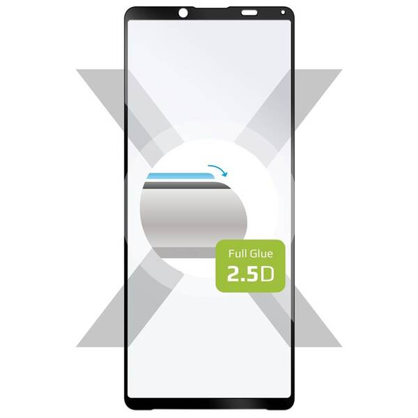 Tvrzené sklo FIXED Full-Cover na Sony Xperia 10 III černé


