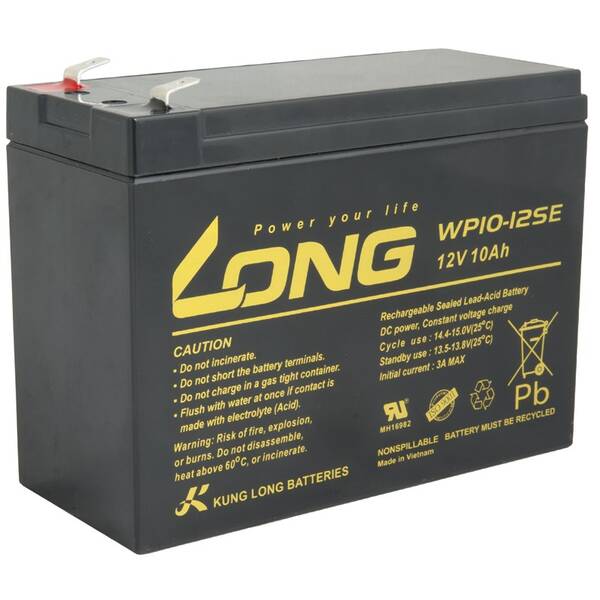 Olověný akumulátor Long 12V 10Ah olověný DeepCycle F2 

