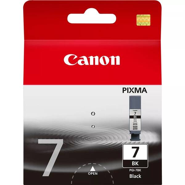 Inkoustová náplň Canon PGI-7Bk, 570 stran černá

