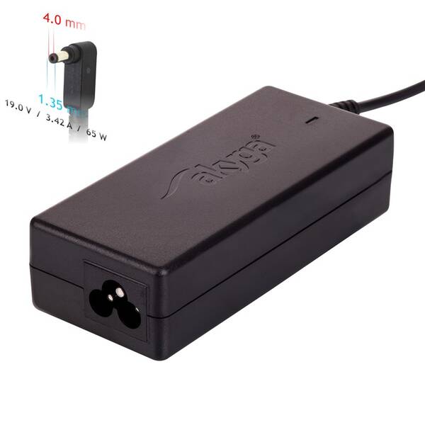 Napájecí adaptér Akyga pro notebook 19V/3.42A/65W 4.0 x 1.35 mm pro Asus 

