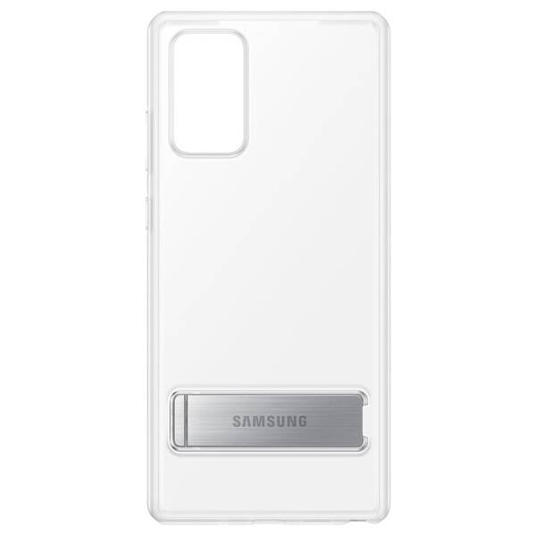 Kryt na mobil Samsung Clear Standing Cover na Galaxy Note20 průhledný

