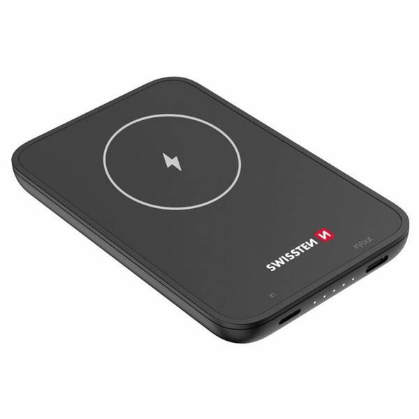 Powerbanka Swissten MagSafe 5000 mAh černá

