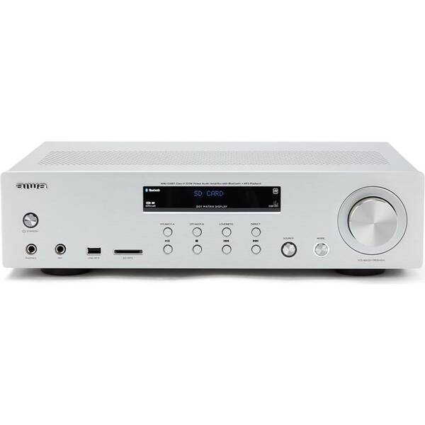 AV Receiver AIWA AMU-120BT stříbrný

