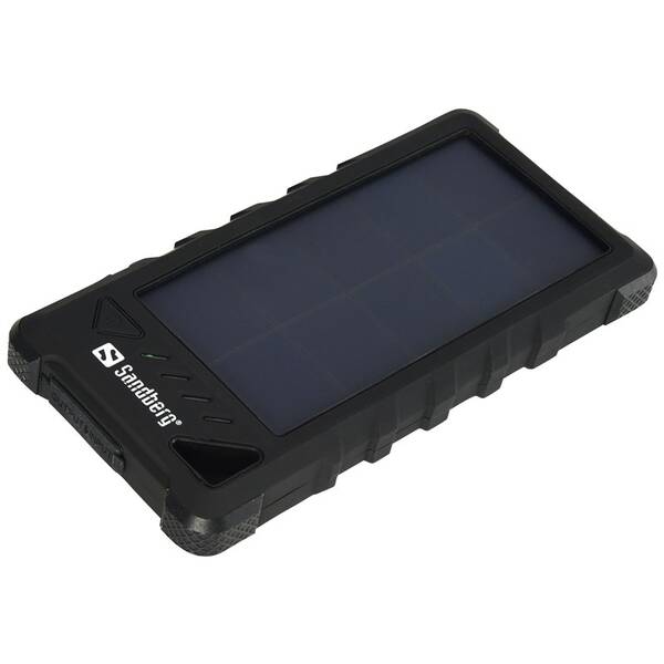 Powerbanka Sandberg Outdoor Solar 16 000mAh černá

