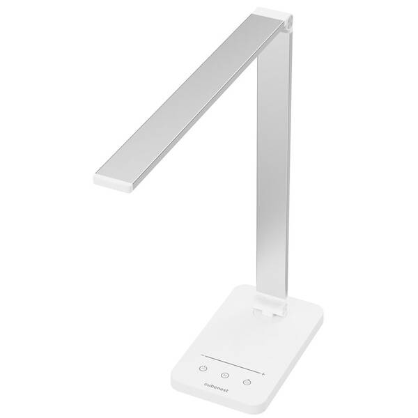 Stolní LED lampička Cubenest LTW01 stmívatelná s USB portem bílá

