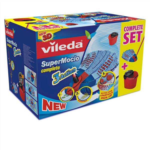 Mop sada Vileda SuperMocio Completo 3 Action BOX 

