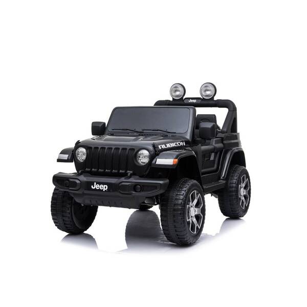 Elektrické autíčko Beneo Jeep Wrangler Rubicon černé 

