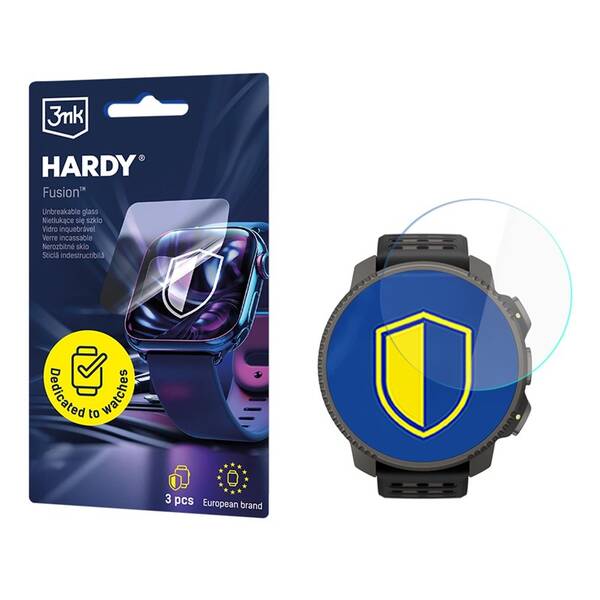 Tvrzené sklo 3mk Suunto Vertical 2 (49mm) - Hardy Fusion Watch Protection průhledné

