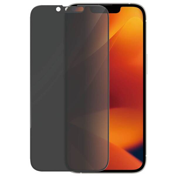 Tvrzené sklo PanzerGlass Privacy na Apple iPhone 14/13/13 Pro s instalačním rámečkem 

