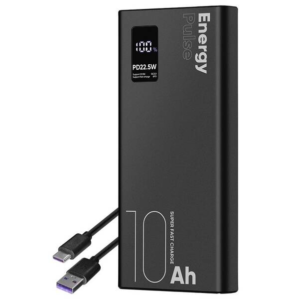 Powerbanka Obal:Me EnergyPulse 10000mAh černá

