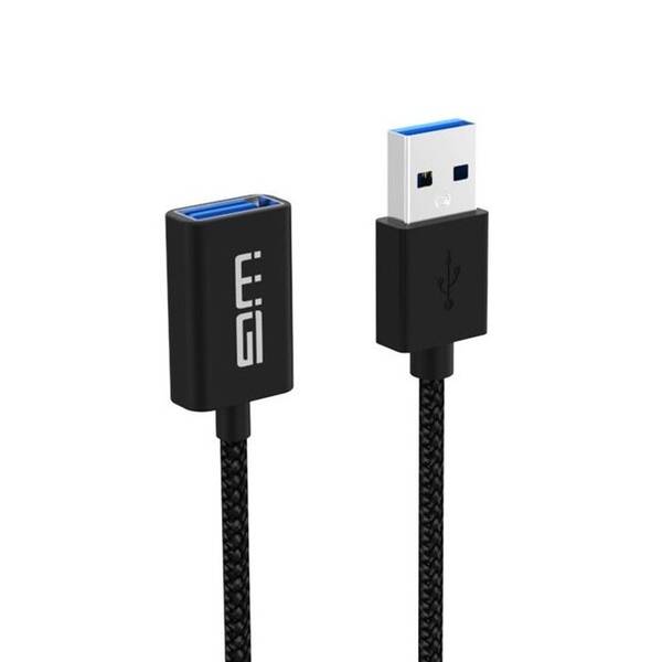 Kabel WG USB/USB prodlužovací, 3m černý

