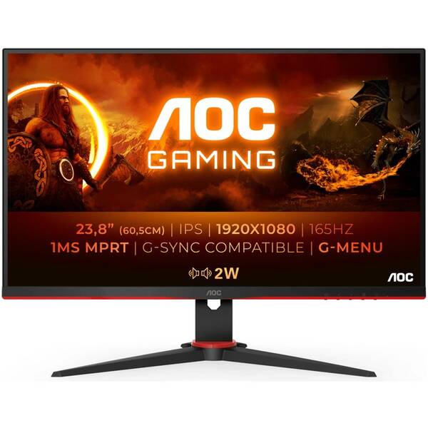 Herní monitor AOC 24G2SPU/BK černý

