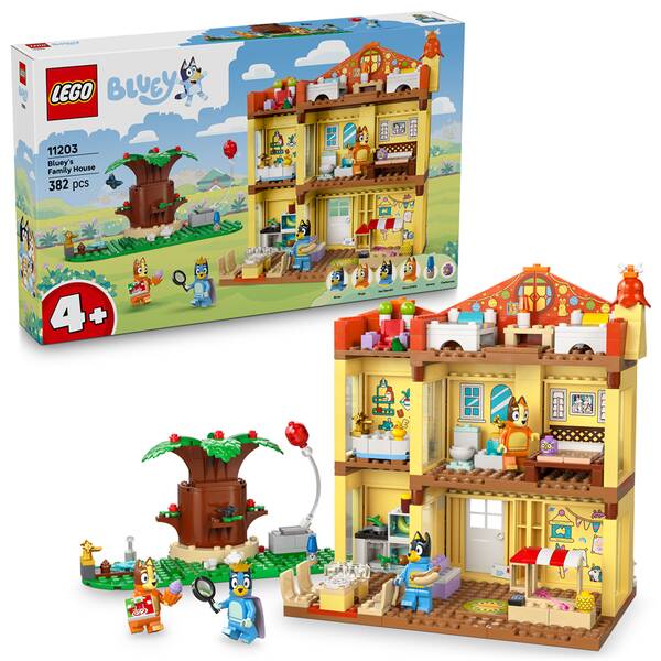 Stavebnice LEGO® Bluey 11203 Bluey a její rodinný dům 

