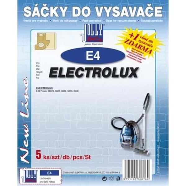 Sáčky do vysavače Jolly E 4 (5 ks) 

