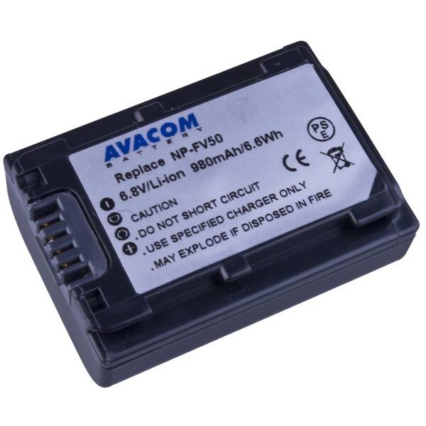 Baterie Avacom Sony NP-FV30, NP-FV50 Li-Ion 6.8V 980mAh 6Wh 

