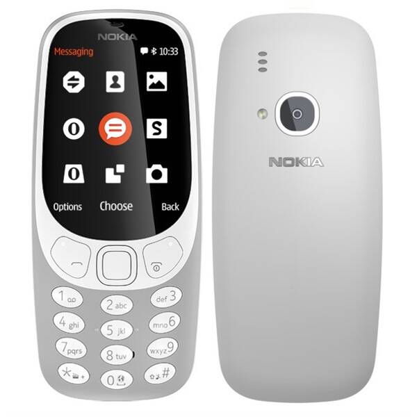 Mobilní telefon Nokia 3310 (2017) Dual SIM šedý

