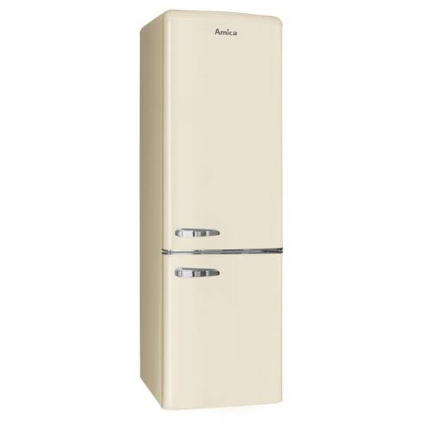 Chladnička s mrazničkou Amica KGCR 387100 B béžová barva
