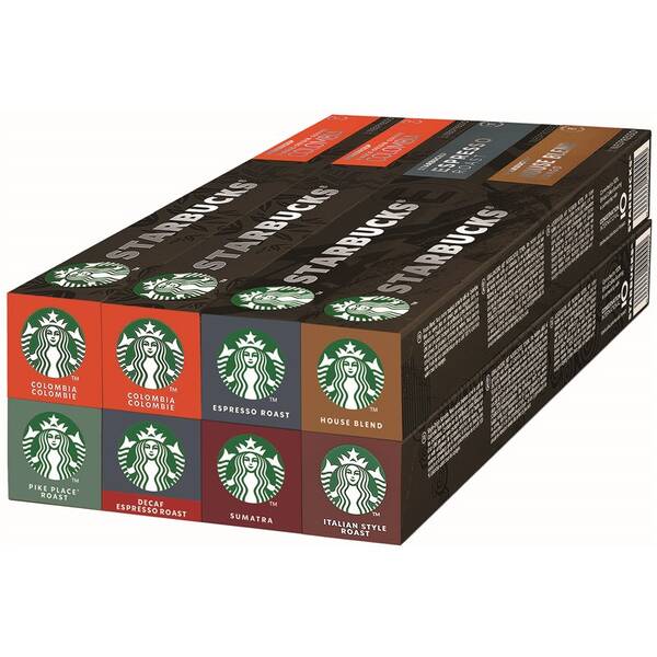Kapsle pro espressa Starbucks Mix Box by NESPRESSO® 80 Caps 

